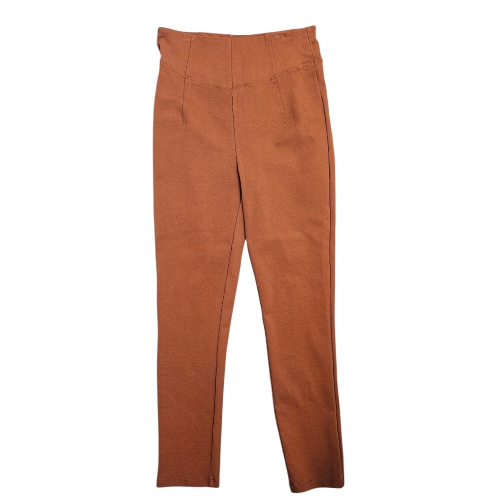 Chocolate U.S.A. Slim Fit Pants – Size M Rust Orange